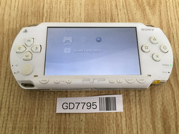 GD7795 Plz Read Item Condi PSP-1000 CERAMIC WHITE SONY PSP Console Japan