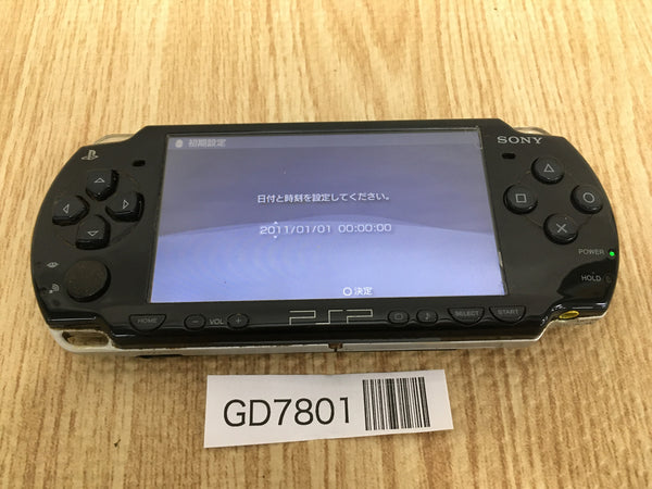 GD7801 Plz Read Item Condi PSP-2000 PIANO BLACK SONY PSP Console Japan