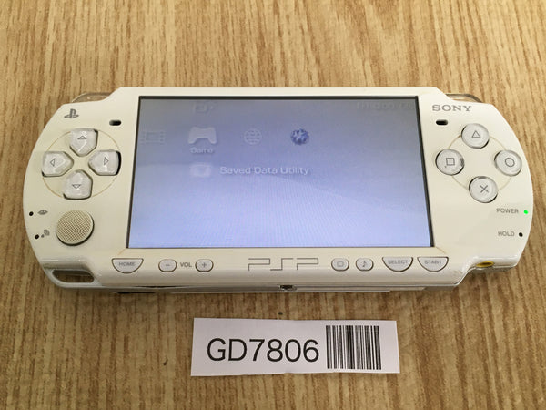 GD7806 Plz Read Item Condi PSP-2000 CERAMIC WHITE SONY PSP Console Japan