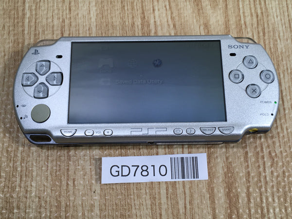 GD7810 Plz Read Item Condi PSP-2000 ICE Silver SONY PSP Console Japan