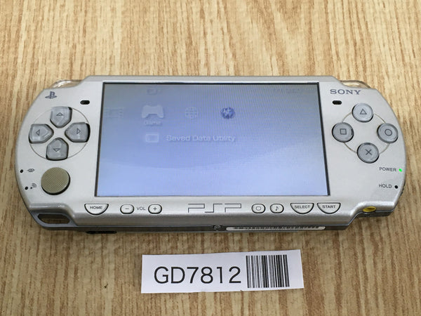 GD7812 Plz Read Item Condi PSP-2000 ICE Silver SONY PSP Console Japan