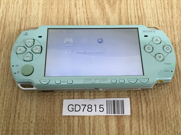 GD7815 Plz Read Item Condi PSP-2000 MINT GREEN SONY PSP Console Japan