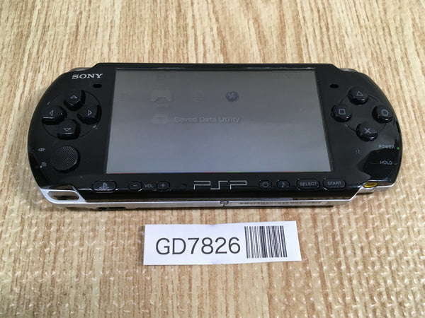 GD7826 Plz Read Item Condi PSP-3000 PIANO BLACK SONY PSP Console Japan