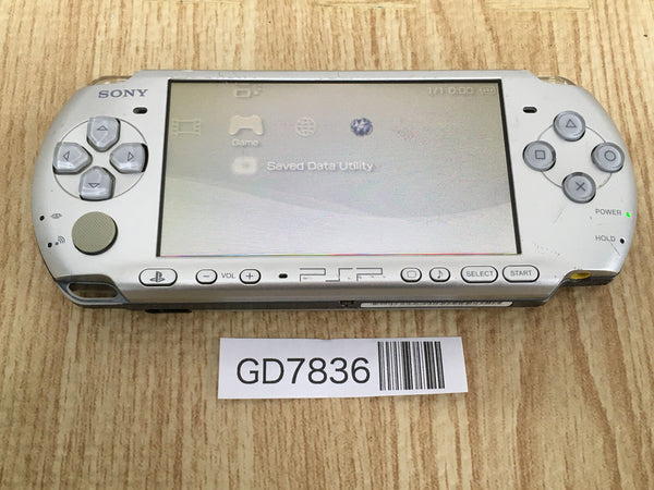 GD7836 Plz Read Item Condi PSP-3000 MYSTIC Silver SONY PSP Console Japan