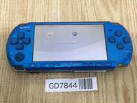 GD7844 Plz Read Item Condi PSP-3000 VIBRANT BLUE SONY PSP Console Japan