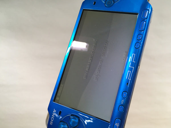 GD7846 Plz Read Item Condi PSP-3000 VIBRANT BLUE SONY PSP