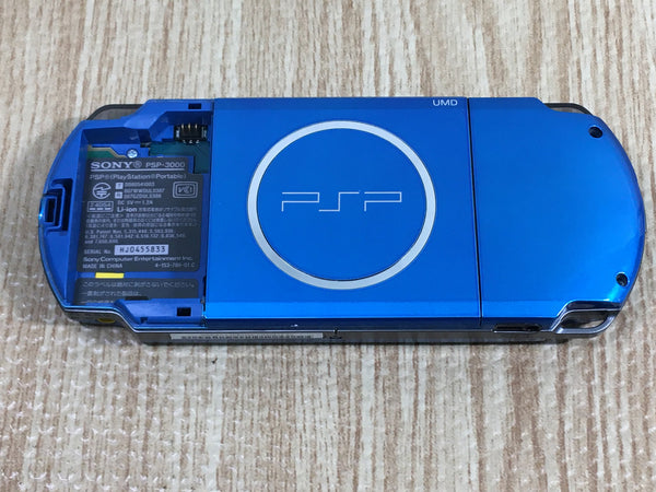 GD7846 Plz Read Item Condi PSP-3000 VIBRANT BLUE SONY PSP