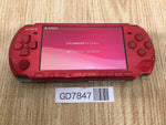 GD7847 Plz Read Item Condi PSP-3000 RADIANT RED SONY PSP Console Japan