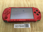 GD7848 Plz Read Item Condi PSP-3000 RADIANT RED SONY PSP Console Japan