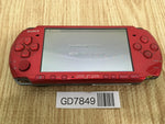 GD7849 Plz Read Item Condi PSP-3000 RADIANT RED SONY PSP Console Japan