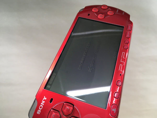GD7849 Plz Read Item Condi PSP-3000 RADIANT RED SONY PSP