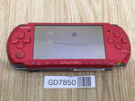 GD7850 Plz Read Item Condi PSP-3000 RADIANT RED SONY PSP Console Japan
