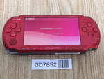 GD7852 Plz Read Item Condi PSP-3000 RADIANT RED SONY PSP Console Japan