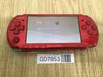 GD7853 Plz Read Item Condi PSP-3000 RADIANT RED SONY PSP Console Japan
