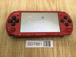 GD7861 Plz Read Item Condi PSP-3000 RED & BLACK SONY PSP Console Japan