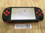 GD7863 Plz Read Item Condi PSP-3000 BLACK & RED SONY PSP Console Japan