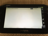 GD7872 Plz Read Item Condi PS Vita PCH-2000 BLACK SONY PSP Console Japan