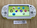 GD7874 Plz Read Item Co PS Vita PCH-2000 LIME GREEN WHITE SONY PSP Console Japan