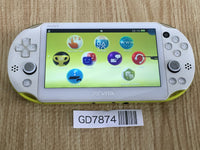 GD7874 Plz Read Item Co PS Vita PCH-2000 LIME GREEN WHITE SONY PSP Console Japan