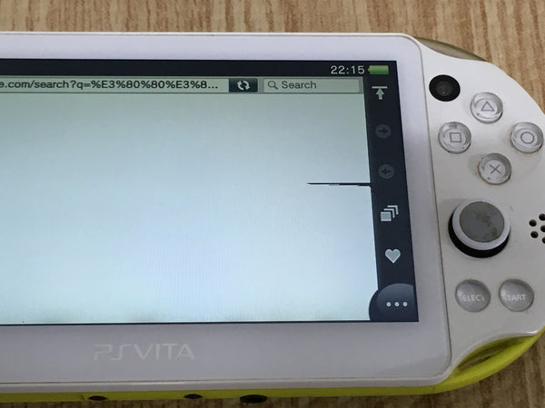 GD7874 Plz Read Item Co PS Vita PCH-2000 LIME GREEN WHITE