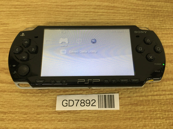 GD7892 Plz Read Item Condi PSP-2000 PIANO BLACK SONY PSP Console Japan