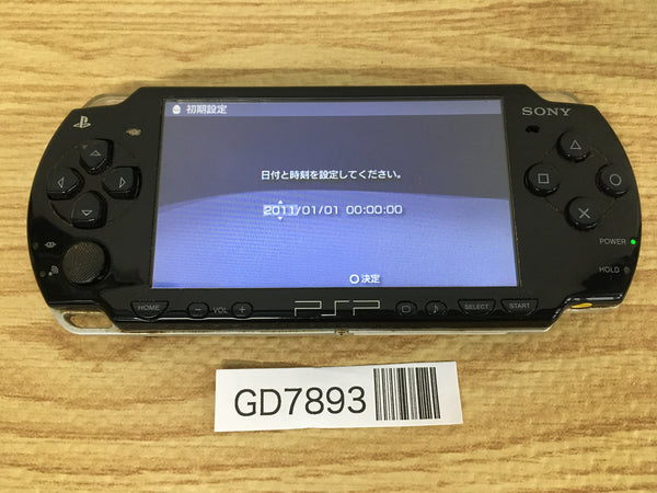 GD7893 Plz Read Item Condi PSP-2000 PIANO BLACK SONY PSP Console Japan