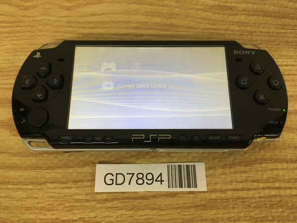 GD7894 Plz Read Item Condi PSP-2000 PIANO BLACK SONY PSP Console Japan