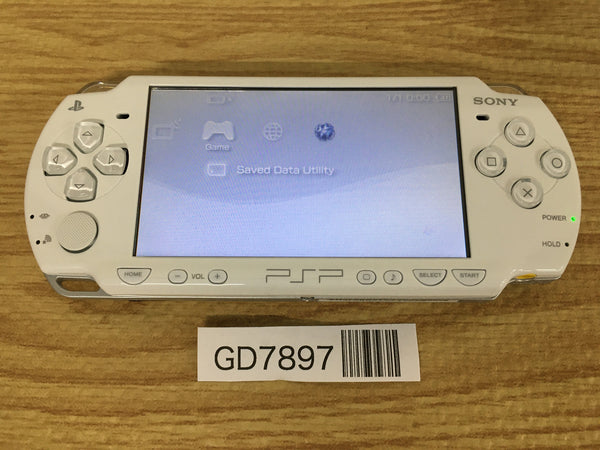 GD7897 No Battery PSP-2000 CERAMIC WHITE SONY PSP Console Japan