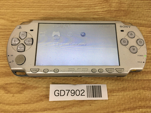 GD7902 Plz Read Item Condi PSP-2000 ICE Silver SONY PSP Console Japan