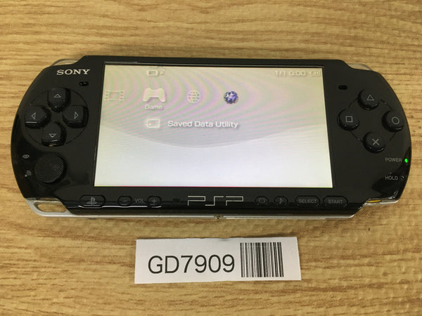 GD7909 Plz Read Item Condi PSP-3000 PIANO BLACK SONY PSP Console Japan