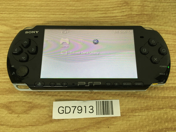 GD7913 No Battery PSP-3000 PIANO BLACK SONY PSP Console Japan
