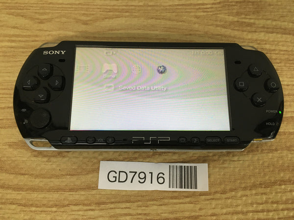GD7916 Plz Read Item Condi PSP-3000 PIANO BLACK SONY PSP Console Japan