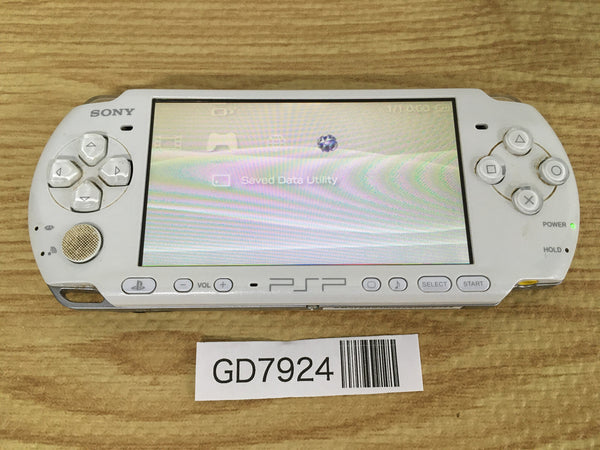 GD7924 Plz Read Item Condi PSP-3000 PEARL WHITE SONY PSP Console Japan