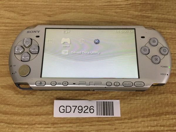 GD7926 Plz Read Item Condi PSP-3000 MYSTIC Silver SONY PSP Console Japan