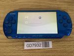 GD7932 Plz Read Item Condi PSP-3000 VIBRANT BLUE SONY PSP Console Japan