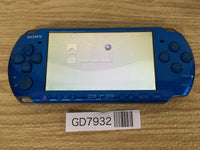 GD7932 Plz Read Item Condi PSP-3000 VIBRANT BLUE SONY PSP Console Japan