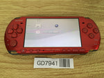 GD7941 Plz Read Item Condi PSP-3000 RADIANT RED SONY PSP Console Japan