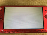 GD7942 Plz Read Item Condi PSP-3000 RADIANT RED SONY PSP Console Japan