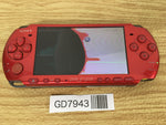 GD7943 Plz Read Item Condi PSP-3000 RADIANT RED SONY PSP Console Japan