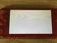 GD7946 Plz Read Item Condi PSP-3000 RADIANT RED SONY PSP Console Japan
