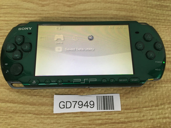 GD7949 Plz Read Item Condi PSP-3000 SPIRITED GREEN SONY PSP Console Japan
