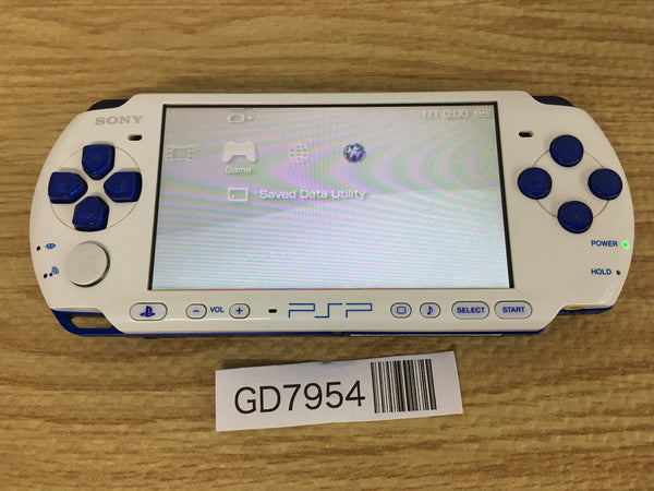GD7954 No Battery PSP-3000 WHITE & BLUE SONY PSP Console Japan