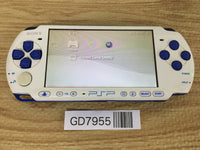 GD7955 Plz Read Item Condi PSP-3000 WHITE & BLUE SONY PSP Console Japan