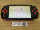 GD7958 Plz Read Item Condi PSP-3000 BLACK & RED SONY PSP Console Japan
