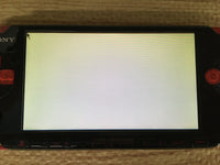 GD7958 Plz Read Item Condi PSP-3000 BLACK & RED SONY PSP Console Japan
