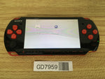 GD7959 No Battery PSP-3000 BLACK & RED SONY PSP Console Japan