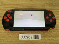 GD7959 No Battery PSP-3000 BLACK & RED SONY PSP Console Japan