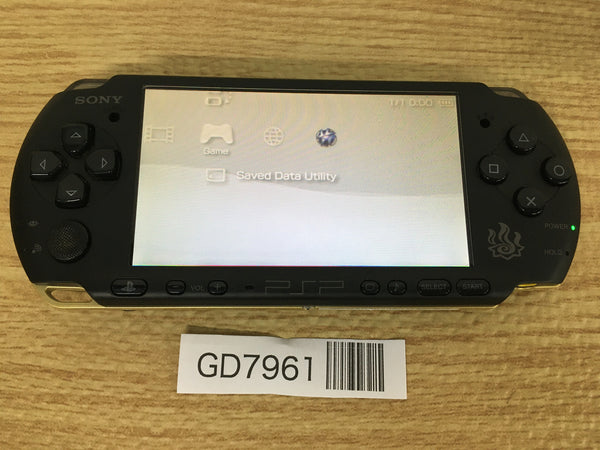 GD7961 Plz Read Item CondPSP-3000 MONSTER HUNTER 3RD Ver. SONY PSP Console Japan