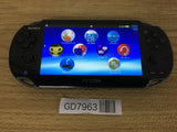 GD7963 Plz Read Item Condi PS Vita PCH-1000 CRYSTAL BLACK SONY PSP Console Japan