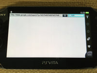 GD7963 Plz Read Item Condi PS Vita PCH-1000 CRYSTAL BLACK SONY PSP Console Japan